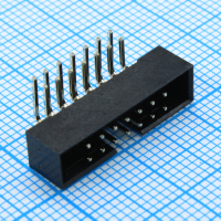 DS1014-14RF1B-B IDC2 разъем, вилка на плату угловая двухрядная 14pin(2x7)., шаг 2.00мм CONNFLY pe522713 фото