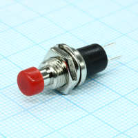 PB-05-7R1-G Кнопка без фиксации на замыкание 0.5А 250В круглая М7 -красный- Switronic pe430554 фото