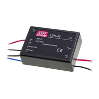 LDH-45B-500W DC/DC LED повышающий, вход 18…32В, выход 21…86В/0.5А, КПД до 94%, вход On/Off/DIMM, 75x53x22.7мм, проводные выводы, -40…70°C, пластик Mean Well pe302811 фото