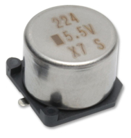 FC0H104ZFTBR24 Ионистор 0.1Ф 5.5В -20%....80% (10.5х5.5мм) SMD цилиндричесий 25Ом 70°C лента на катушке KEMET pe405468 фото