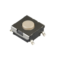 B3FS1002P Кнопка тактильная миниатюрная SMD (6*6*3.1 - 2.6мм+толкатель 0.5мм) 1.47N(150гр) 0.05А 24В OMRON pe435420 фото