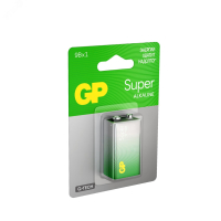 Батарейка алкалиновая GP Super Alkaline G-Tech 9V Крона - 1 шт. на блистере 1219 GP Batteries pe829660 фото