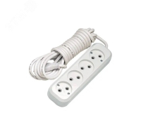 Удлинитель 4х5м без заземл. 10А IP20 MGP144 Makel pe558045 фото