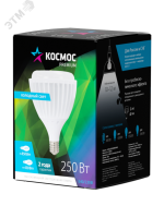 Лампа светодиодная KOSMOS premium HW LED 250Вт 6500К E40 220В КОСМОС KHWLED250WE4065 Космос pe758237 фото