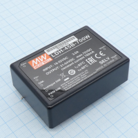 LDH-45B-700W DC/DC LED повышающий, вход 18…32В, выход 21…64В/0.7А, КПД до 95%, вход On/Off/DIMM, 75x53x22.7мм, проводные выводы, -40…70°C, пластик Mean Well pe302813 фото