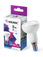 Лампа светодиодная R50 8Вт 6500К E14 220В КОСМОС Lksm_LED8wR50E1465 Космос pe575453 фото