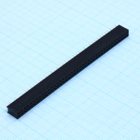 DS1023-2X40S21 Разъем штыревой двухрядный, розетка прямая на плату 80 контактов 2х40, шаг 2.54мм CONNFLY pe317917 фото