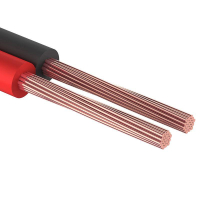 Кабель Stereo 2х0.75 Red/Black бухта (м) 01-6104-6 PROconnect pe581085 фото