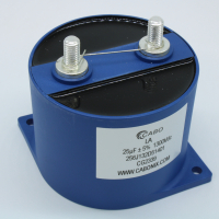 256J132D51401 Силовой плёночный конденсатор для DC цепей 25uF± 5%, 1300V, 85A, 100 000ч, размер 85*65мм CABO pe538590 фото