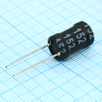 LGB-X1016-152K Радиальная индуктивность 1500uH 0,52A 1.3Ohm DCR p=6.5mm China R6 pe110558 фото