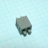 DG236-5.0-02P-11-00A(H) Нажимной безвинтовой клеммный блок 2 контакта. Зажим типа торцевой контакт. Серия DG236-5.0 Degson pe318430 фото