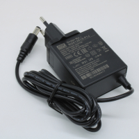 NGE12E15-P1J AC-DC, 12Вт, сетевой адаптер, выход 15В/0.8А, вход 80...264В AC, 47...63 Гц, изоляция 4000B DC, 2xMOPP, 48x28*x55мм, -30...+70C, евровилка, выходной разъем 11мм, диам. 5.5х2.1мм Mean Well pe789216 фото
