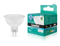 Лампа светодиодная LED5-S108/845/GU5.3 5Вт рефлектор матовая 4500К бел. GU5.3 415лм 170-265В 12042 Camelion pe661472 фото