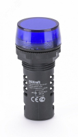 Лампа коммутаторная ADDS d22 мм LED синий 220В AC/DC ЛK-22 25122DEK DEKraft pe1106656 фото