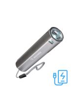 Фонарь аккумуляторный ручной LED 1Вт линза аккум. Li-ion 18650 1.2А.ч Power-bank USB-шнур ABS-пластик KOS116Lit Космос pe582880 фото