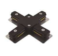 Коннектор X-образный PTR CX-BL накладной/подвесной шинопровод черн. Pro JazzWay 5010871 Jazzway pe823777 фото