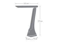 Светильник настольный UF-733 С02 LED 8Вт 3 ур. ярк. черн. 14184 Ultraflash pe580321 фото