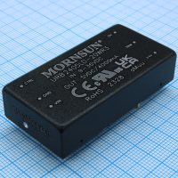 URB2405LD-20WR3 DC/DC, 20Вт, вход 9…36В, выход 5В/4А, изоляция 1500В DC, КПД 86…88%, максимальная емкостная нагрузка не более 10000мкФ, вход On/Off, 2x1