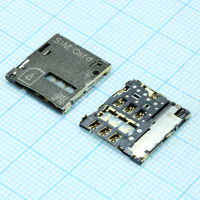 2174803-2 Гнездо для Micro Sim 6pin smd монтаж TE Connectivity pe369891 фото