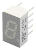 HDSP-7501 Индикатор светодиодный 7-сегментный 7.6мм общий анод высокоэффективный красный десятичная точка справа Broadcom pe200676 фото