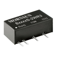 B1524S-2WR3 Преобразователь DC/DC 2 Вт, вход 15 VDC, выход 24 VDC, 0,083 A, SIP на плату MORNSUN pe1015780 фото