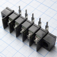 DG25R-A-05P-13-00A(H) Барьерный клеммный блок 5 контактов. Серия DG25R-A Degson pe121316 фото