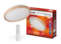 Светильник светодиодный COMFORT WOOD 75Вт 230В 3000-6500К 6000лм 490х90мм с пультом ДУ 4690612035758 IN HOME pe580071 фото