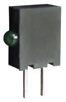 KM2520EH/1SGD Светодиод с держателем 1,8мм/зеленый/568нм/5-12мкд/40° Kingbright pe520679 фото