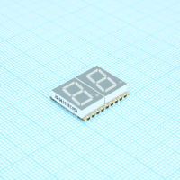 KCDC04-105 2-х разрядный сегментный индикатор smd 10,16мм/красный/630нм/9-20мкд/ОК Kingbright pe417256 фото