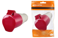 Розетка 225 переносная 3Р+РЕ+N 32А 380В IP44 SQ0603-0014 TDM ELECTRIC pe691944 фото