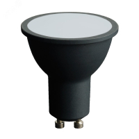 Лампа светодиодная LED 8вт 230в GU10 белый черный корпус .PRO 48959 Feron pe1074665 фото
