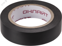 Изолента ОНЛАЙТ 71 674 OIT-B15-10/BL черная 22023 Navigator pe829674 фото