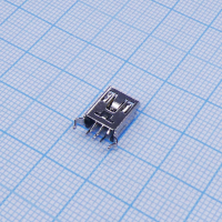 DS1104-03-BN0BT Разъем Mini USB B розетка 5 контактов вертикальная, монтаж в отверстия CONNFLY pe391403 фото