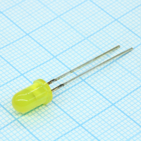 FYL-5013PUYD1C Светодиод 5мм Желтый, матовый 2200мКд 30° FORYARD pe430316 фото
