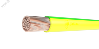 Провод ПуГВнг(А)-LS 1х1.5 450/750В Ж/З (бухта) (м) 00-00130613 Цветлит pe565228 фото