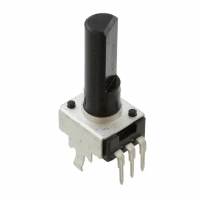 PTV09A-4225F-B203 Перем. резистор 20K, 1/20W, лин. хар-ка, пластмассовый вал со шлицом 25мм, ф6мм, горизонт. выводы BOURNS pe316652 фото
