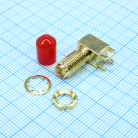 L-KLS1-SMA006-B Разъем SMA для монтажа на печатной плате с штекером углового типа KLS pe517612 фото
