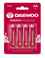 Элемент питания алкалиновый AA/LR6 1.5В Energy Alkaline 2021 BL-8 (уп.8шт) 5031081 DAEWOO pe583149 фото