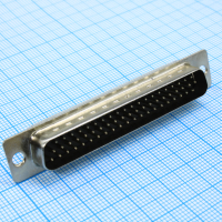DS1077-62MB8NSS Разъем D-Sub высокой плотности, вилка 62 контакта прямая на плату, черный изолятор CONNFLY pe391149 фото