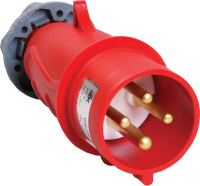 Вилка эл. каб. 32А 3P+PE 380В IP44 MAGNUM ССИ-024 PSN02-032-4 IEK pe548590 фото