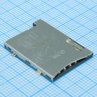 476030001 Соединитель SIM карты 8 контактов шаг 1.27мм угловой SMD 0.5A/контакт лента на катушке Molex pe549358 фото