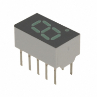 HDSP-7801 Семисегментный одноразрядный светодиодный индикатор, высота символа 7.62 мм (0.3