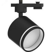 Светильник трековый на шинопровод ДПО-15w GX53 без лампы IP40 черный 41922 Feron pe802543 фото