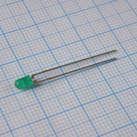 HLMP-1503 Светодиод 3мм/зеленый/569нм/1мкд/60° Broadcom pe201456 фото