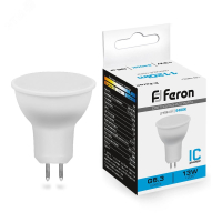 Лампа светодиодная LED 13вт 230в G5.3 дневной 38190 Feron pe801776 фото