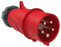 Вилка эл. каб. 16А 3P+PE+N 380В IP44 MAGNUM ССИ-015 PSN02-016-5 IEK pe548592 фото