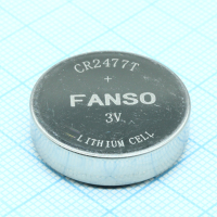 CR2477T Li, MnO2 батарея типоразмера R24, 3В, 1Ач, стандартная форма, -40...85 °C Fanso pe428016 фото