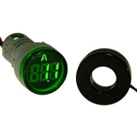 DMS-213 Цифровой LED амперметр AC 0-100А, AD16-22AM, зеленый, установка на панель в отв d=22мм RUICHI pe438512 фото