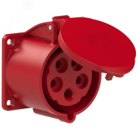 Розетка встраиваемая 32А 400В 3P+N+E IP44 00-00002402 ALPENBOX pe812017 фото