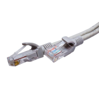 Патч-корд U/UTP кат.5E 4х2х26AWG (7х0.16мм) Cu LSZH сер. 3м 10-0144 SUPRLAN pe667890 фото